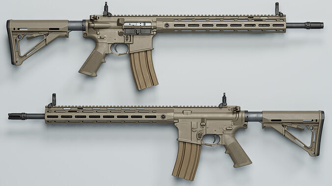 SR-15 - Replica Low-poly 3D model