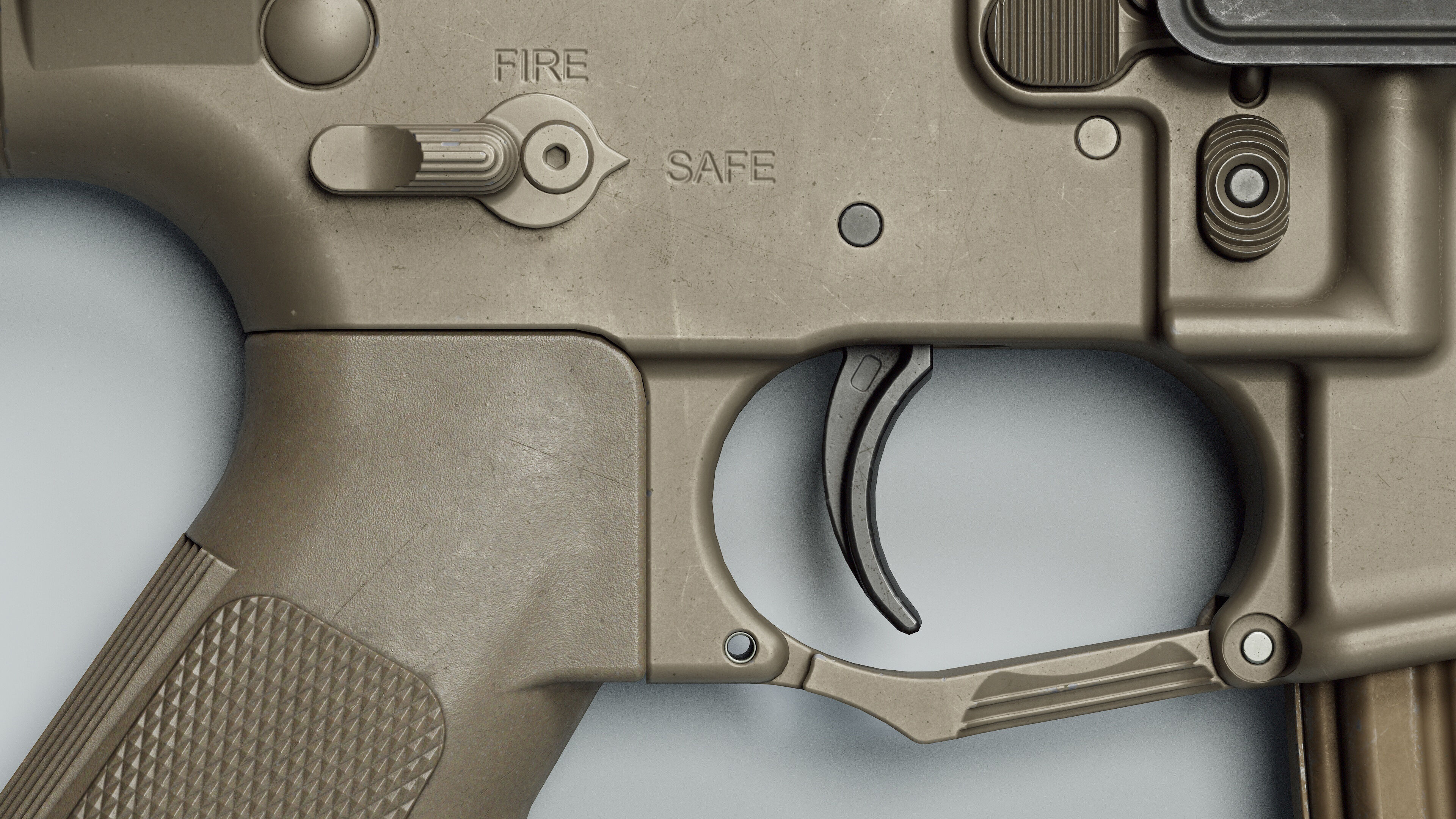 SR-15 - Replica Low-poly 3D model_45