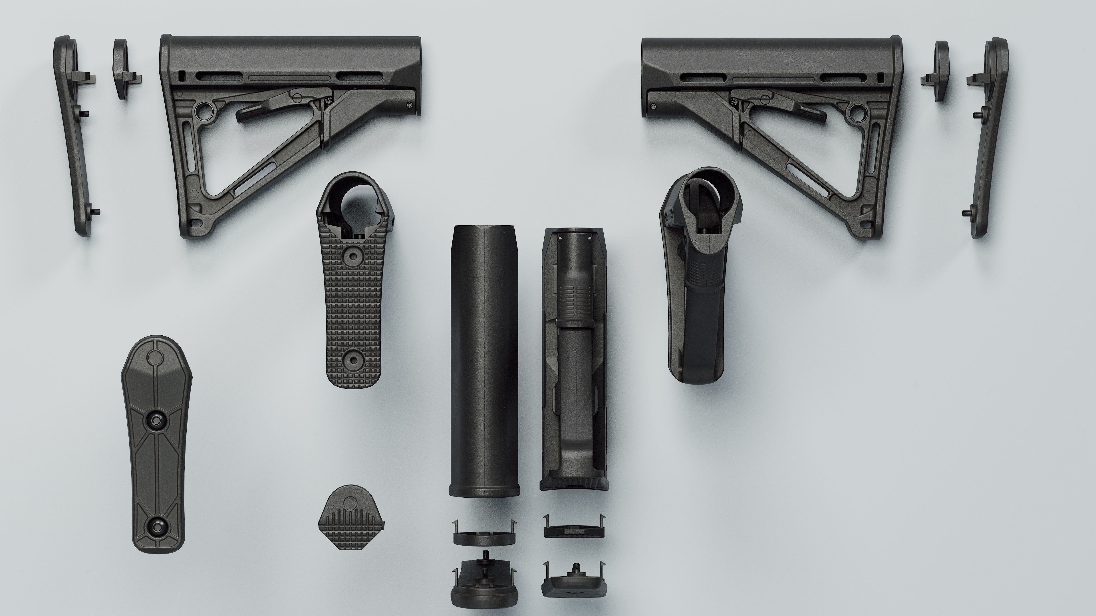 SR-15 - Replica Low-poly 3D model_36