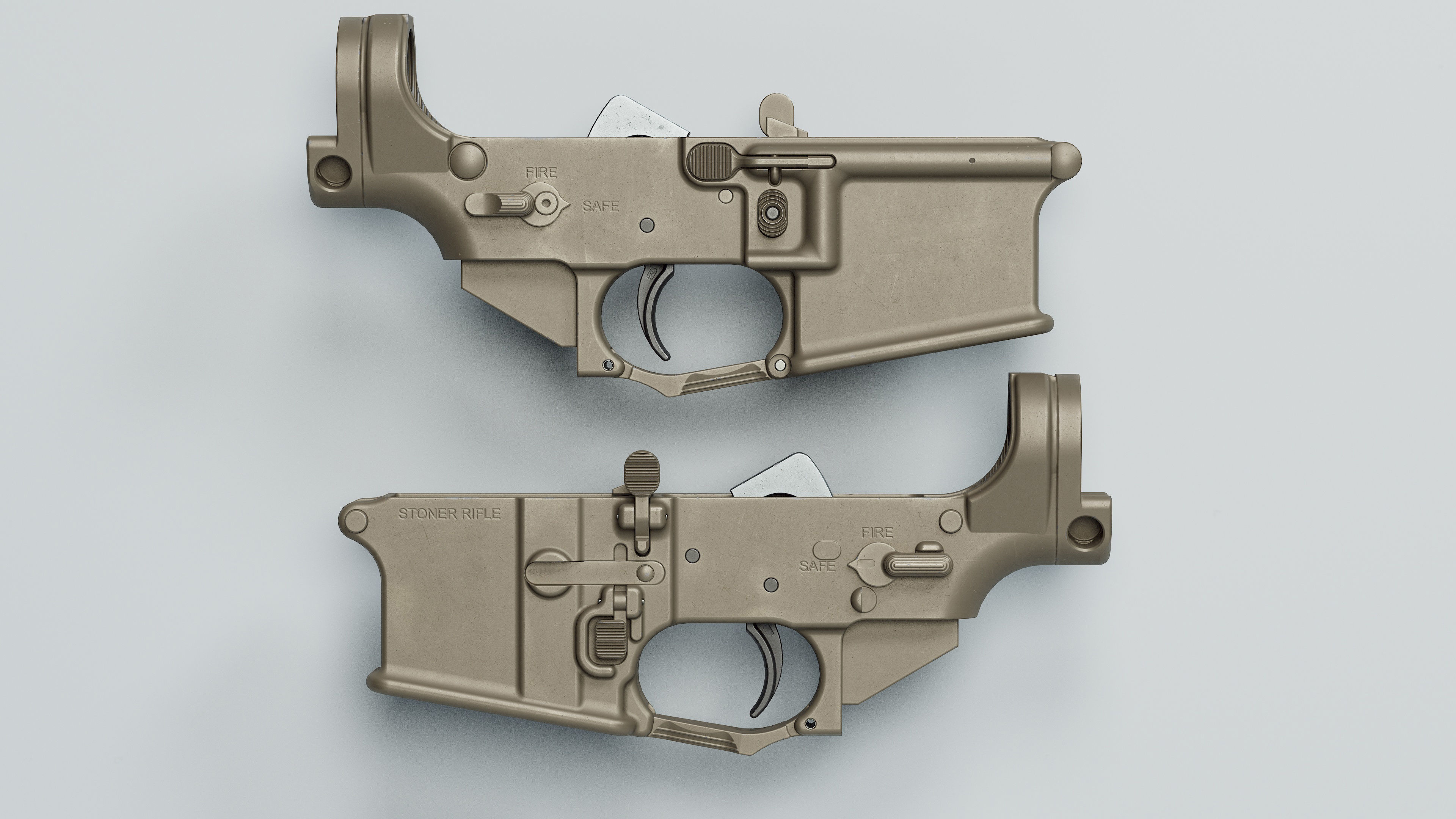 SR-15 - Replica Low-poly 3D model_22