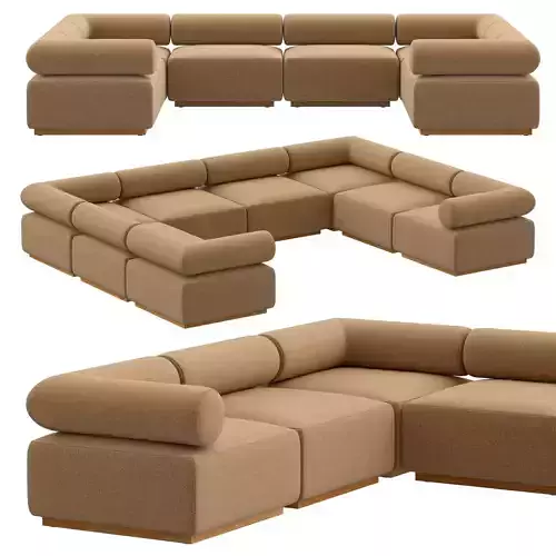 CELLINA MODULAR U-SOFA SECTIONAL
