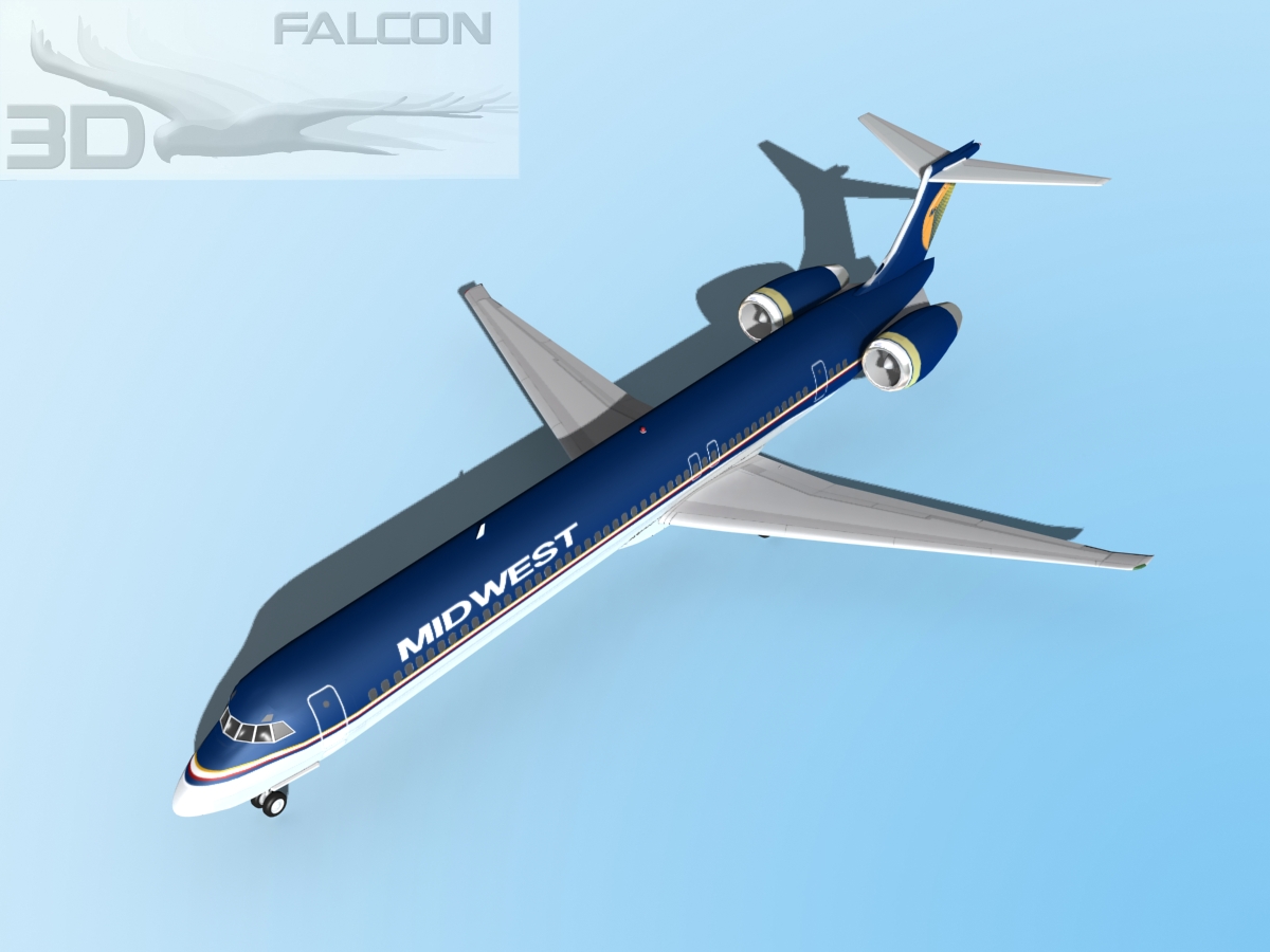 Falcon3D MD-80 Midwest Airlines 3D model_11