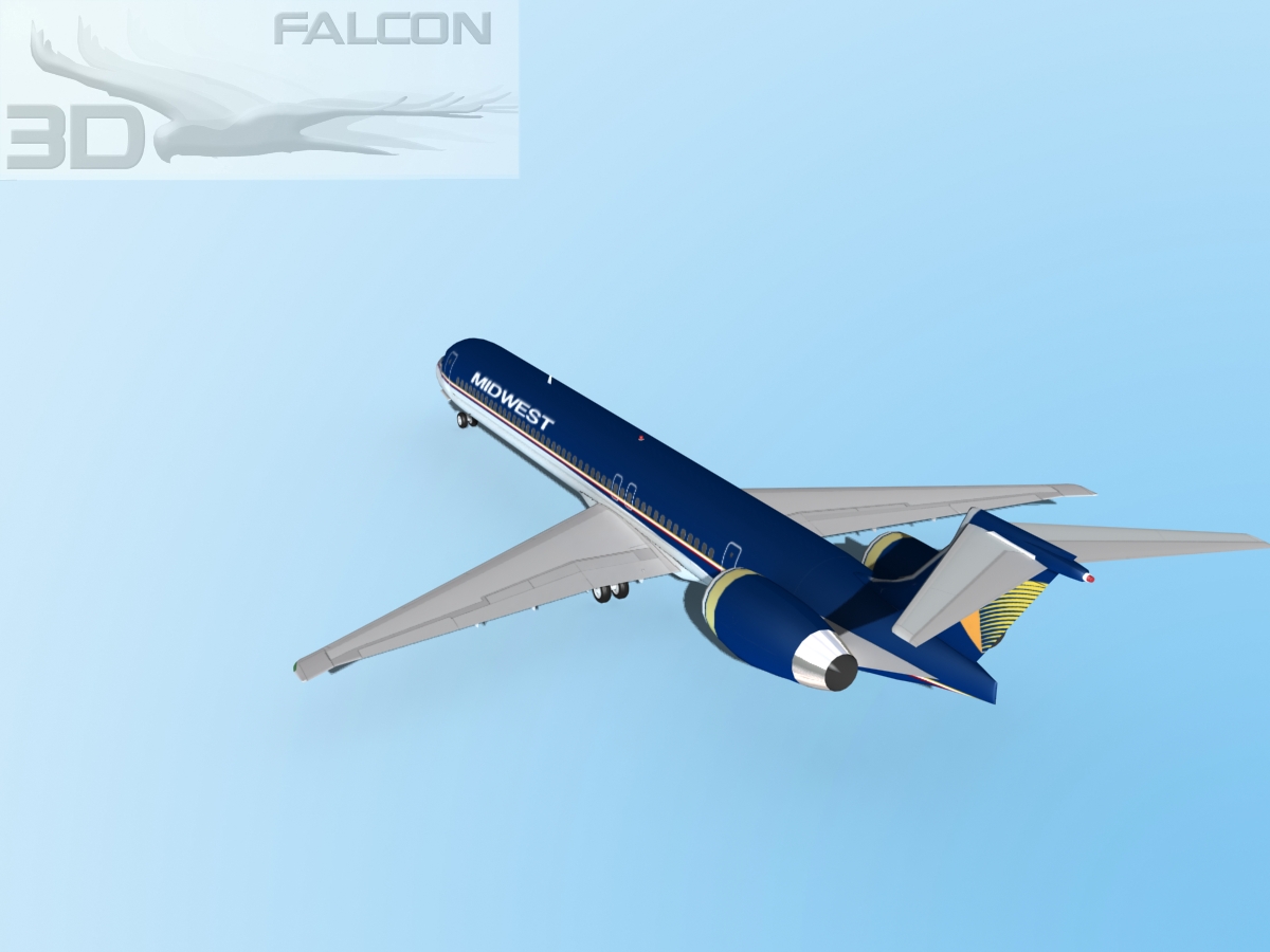 Falcon3D MD-80 Midwest Airlines 3D model_7