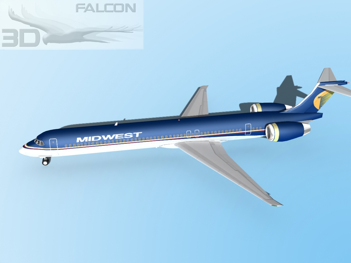 Falcon3D MD-80 Midwest Airlines 3D model_10
