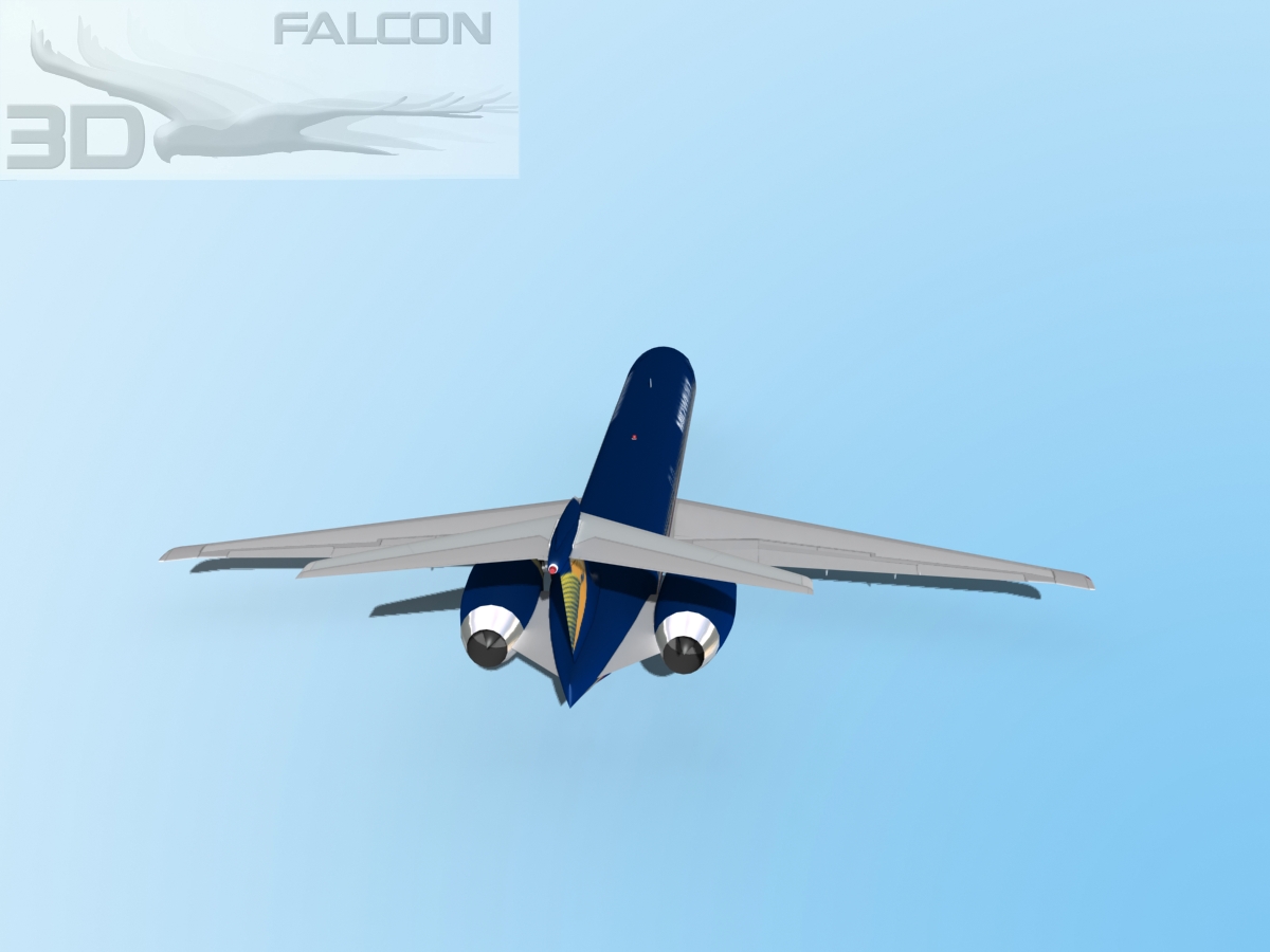 Falcon3D MD-80 Midwest Airlines 3D model_8