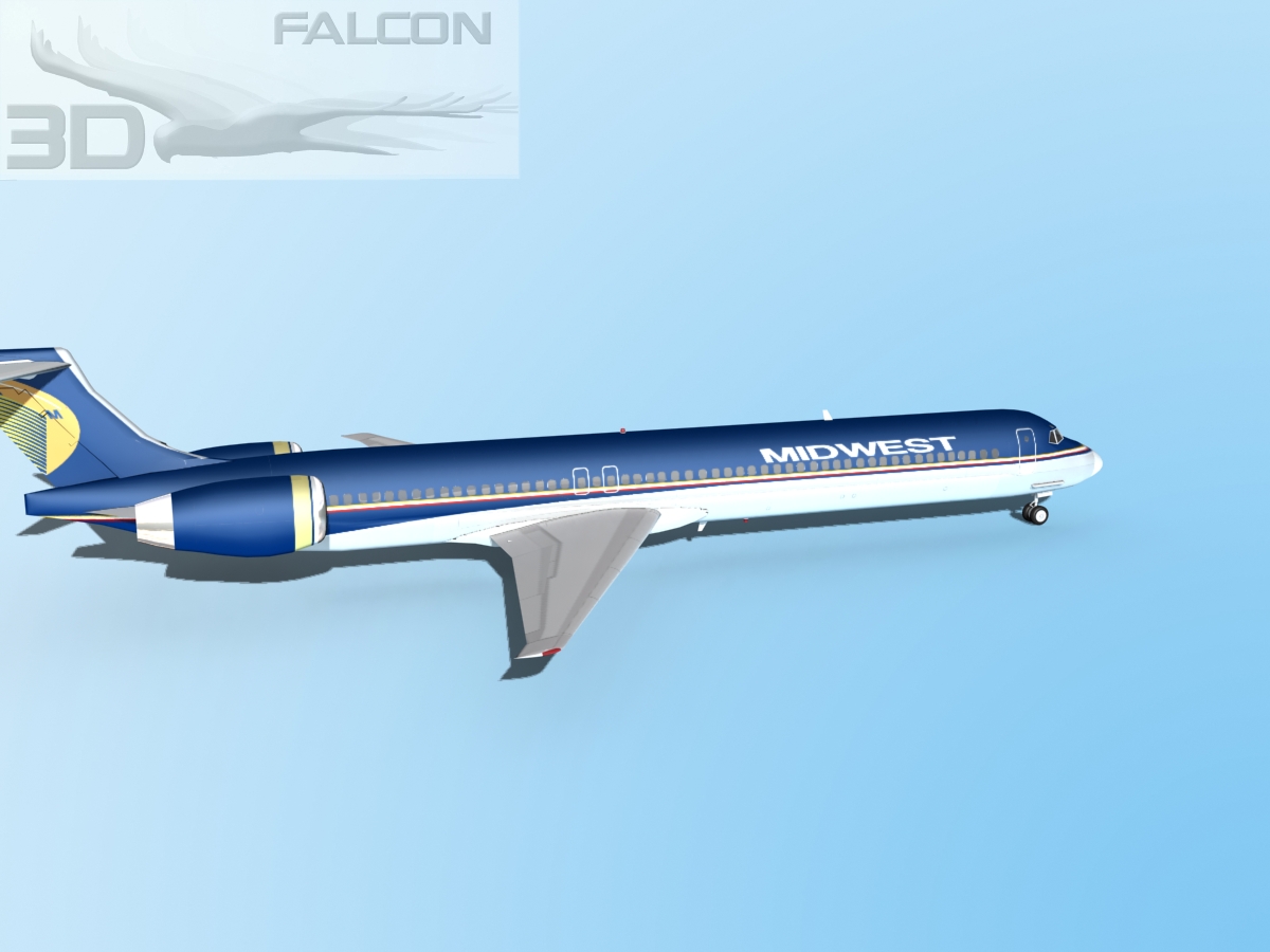 Falcon3D MD-80 Midwest Airlines 3D model_5