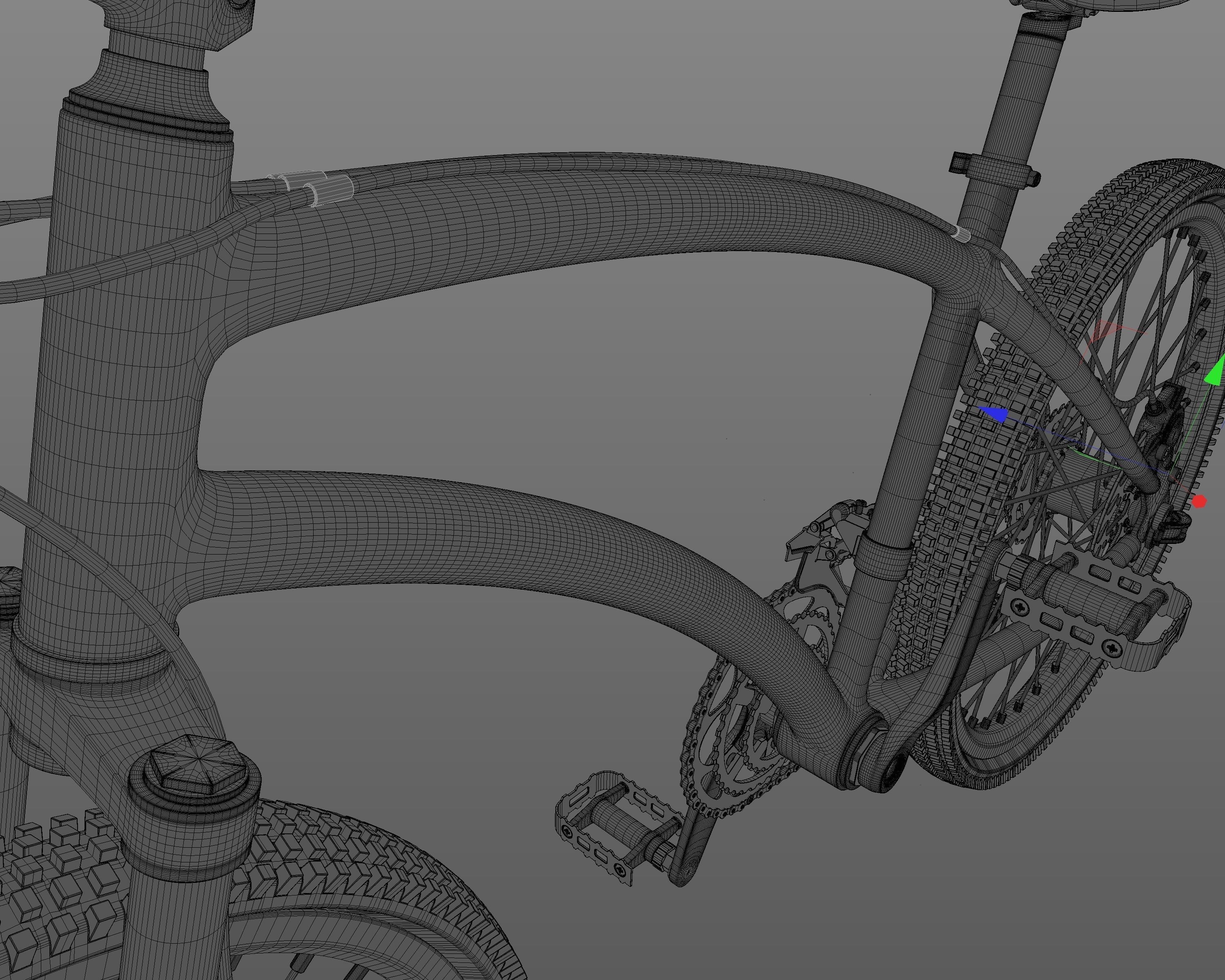 Bike Bicycle 3D model_11