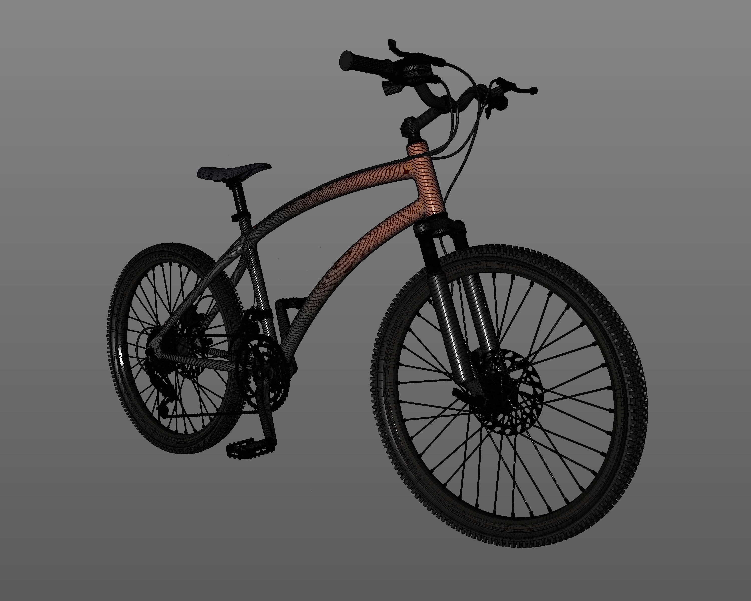 Bike Bicycle 3D model_10