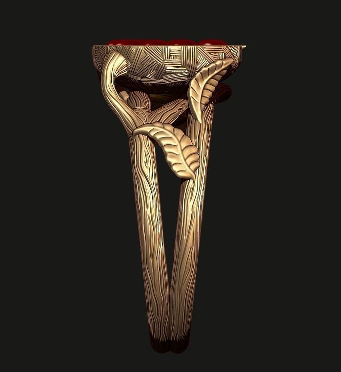 A RING OF POMEGRANATE Printable Model 3D print model_3