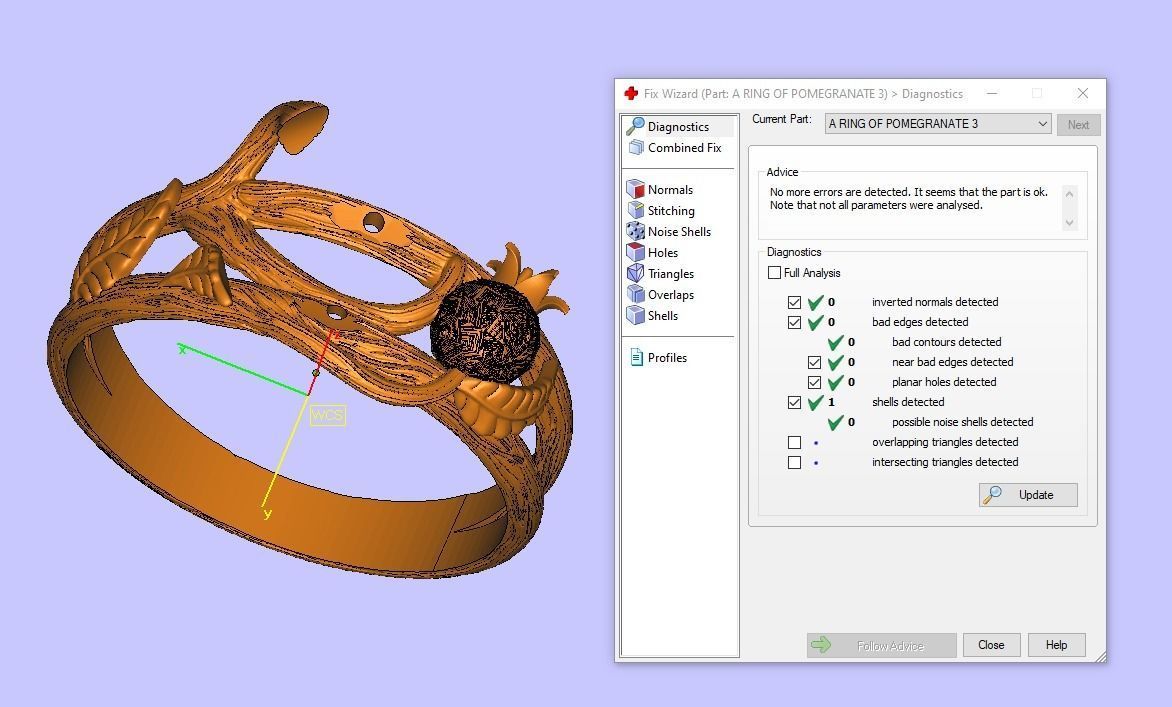 A RING OF POMEGRANATE Printable Model 3D print model_14