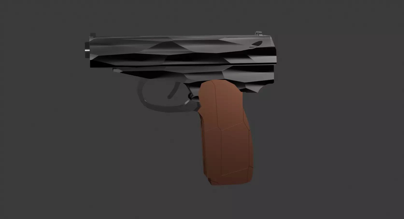 Pistol 3D model_0