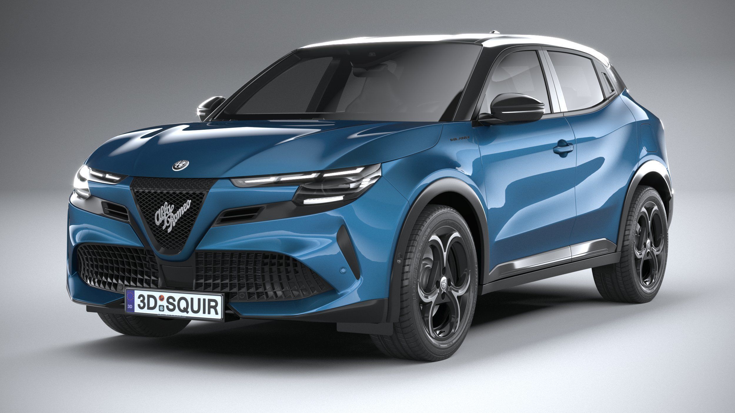 Alfa Romeo Junior - Milano Hybrid 2025 3D model_2