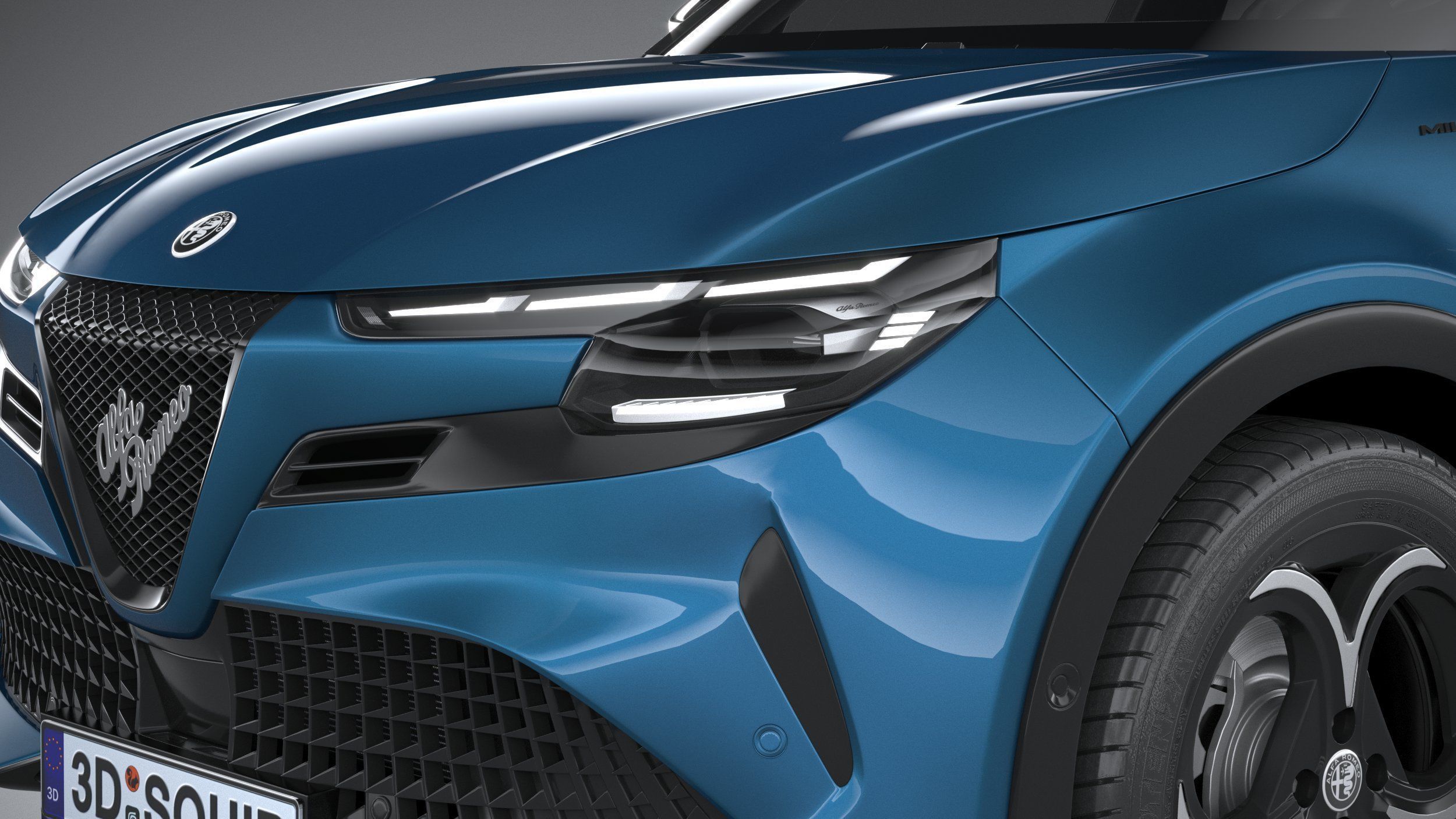 Alfa Romeo Junior - Milano Hybrid 2025 3D model_14