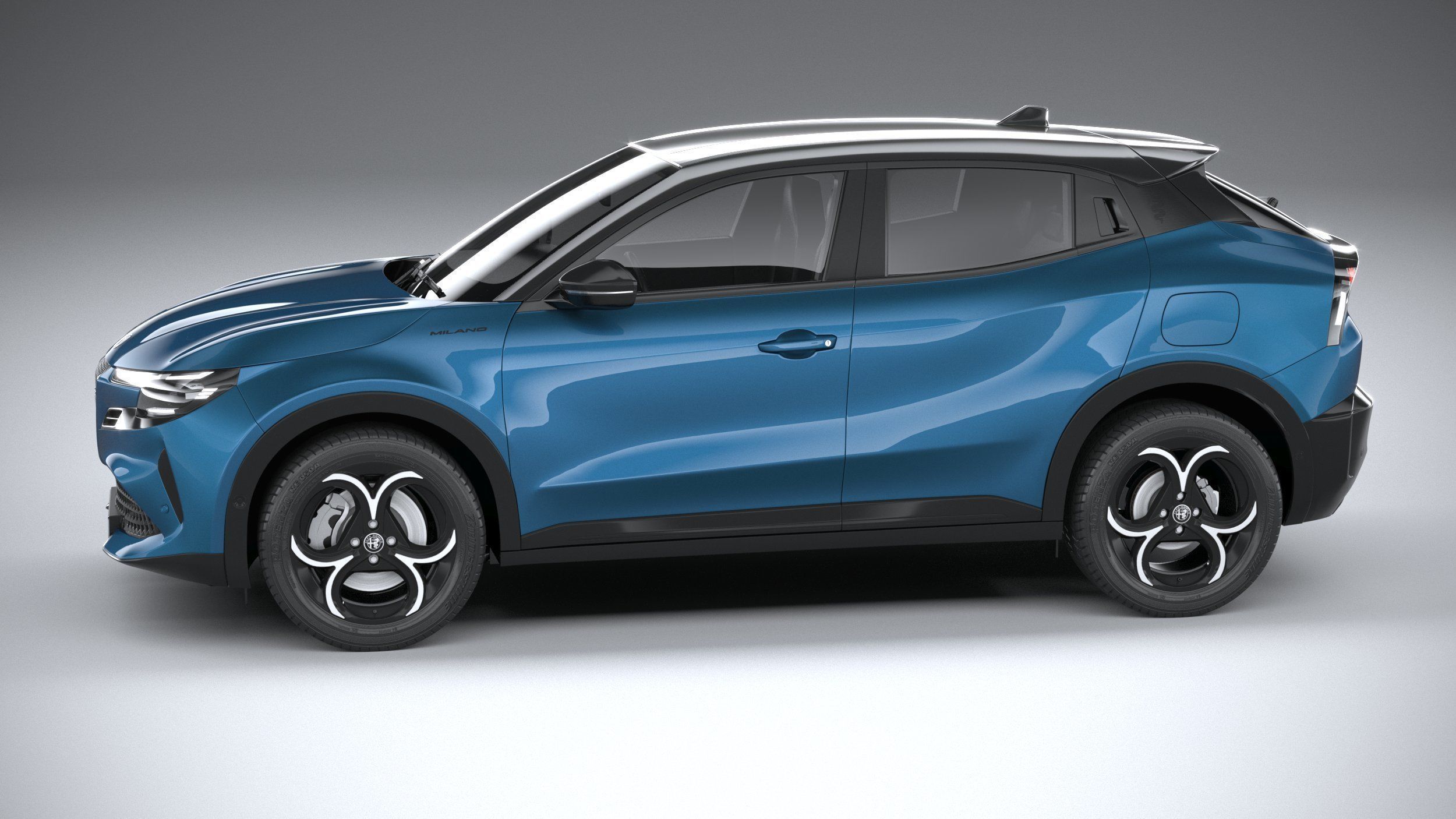 Alfa Romeo Junior - Milano Hybrid 2025 3D model_8