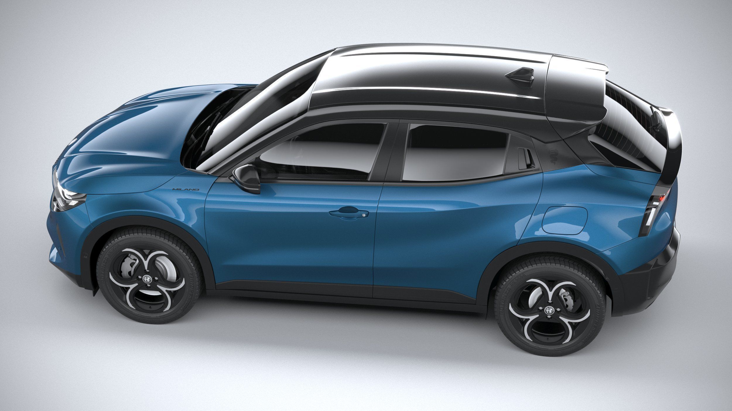 Alfa Romeo Junior - Milano Hybrid 2025 3D model_9