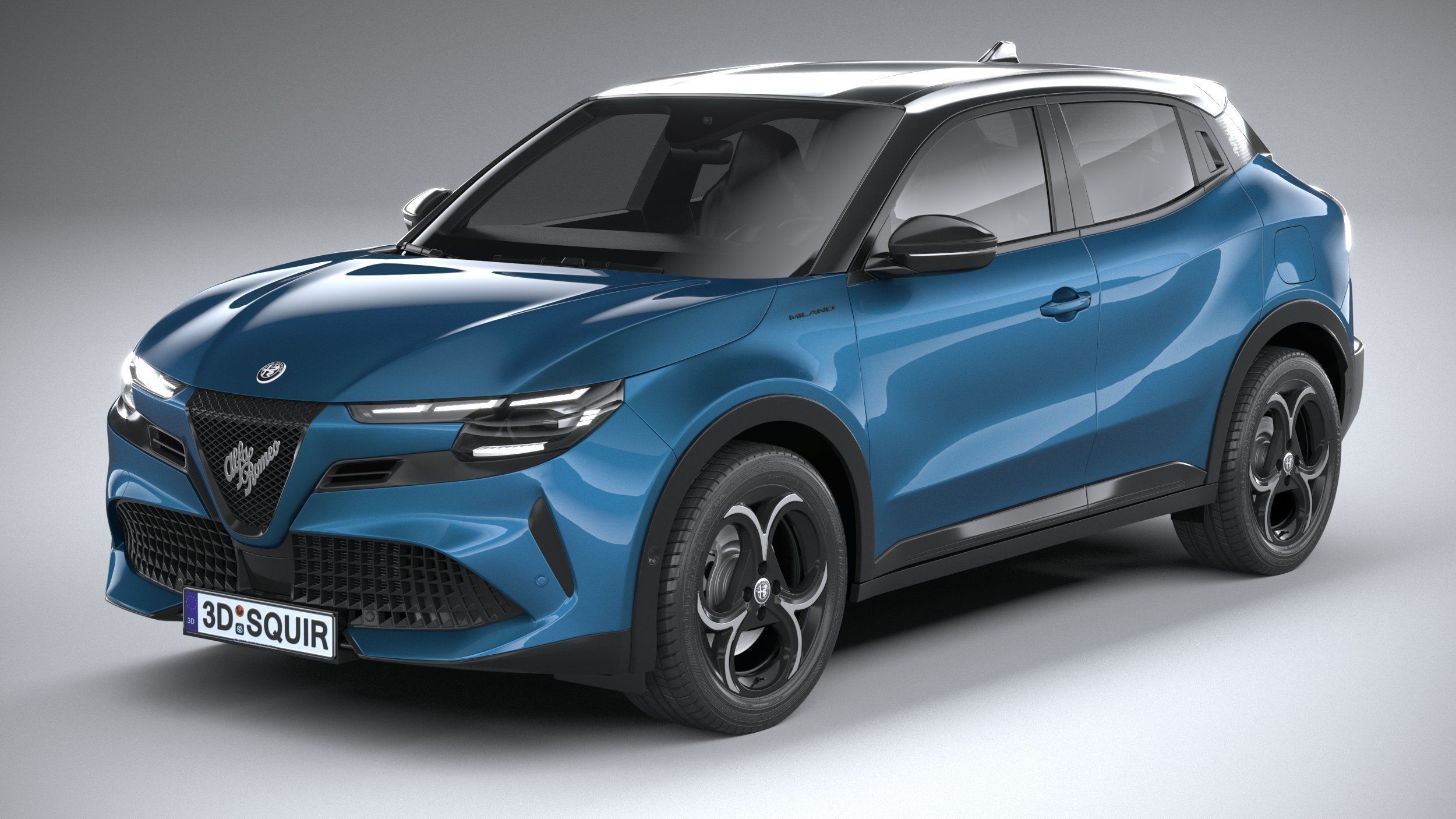 Alfa Romeo Junior - Milano Hybrid 2025 3D model_1