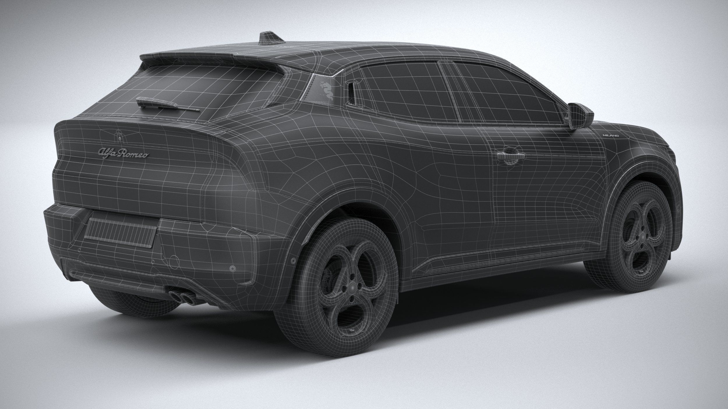 Alfa Romeo Junior - Milano Hybrid 2025 3D model_29