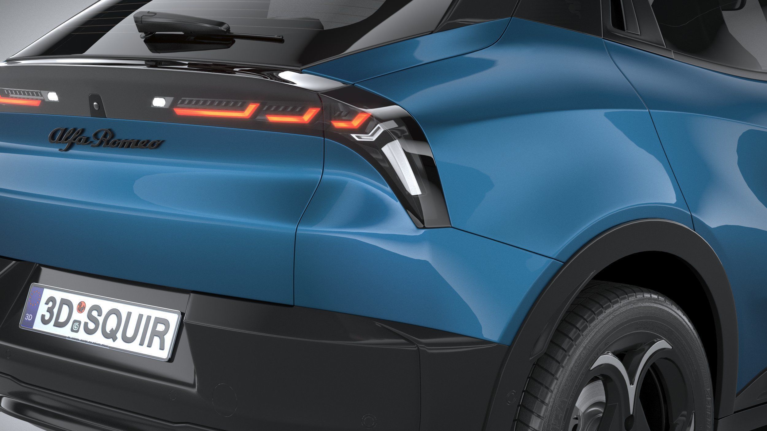 Alfa Romeo Junior - Milano Hybrid 2025 3D model_18