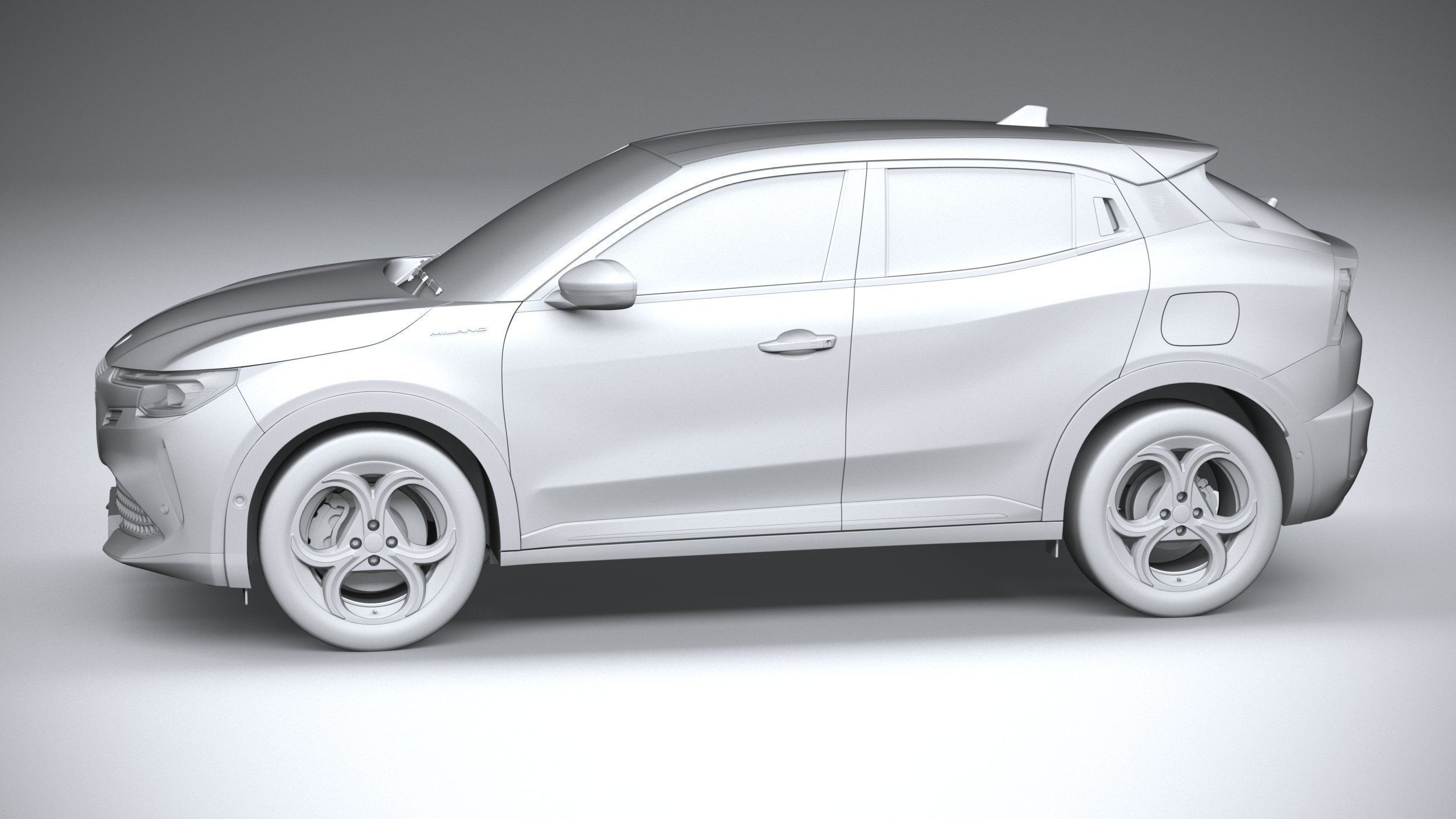 Alfa Romeo Junior - Milano Hybrid 2025 3D model_22