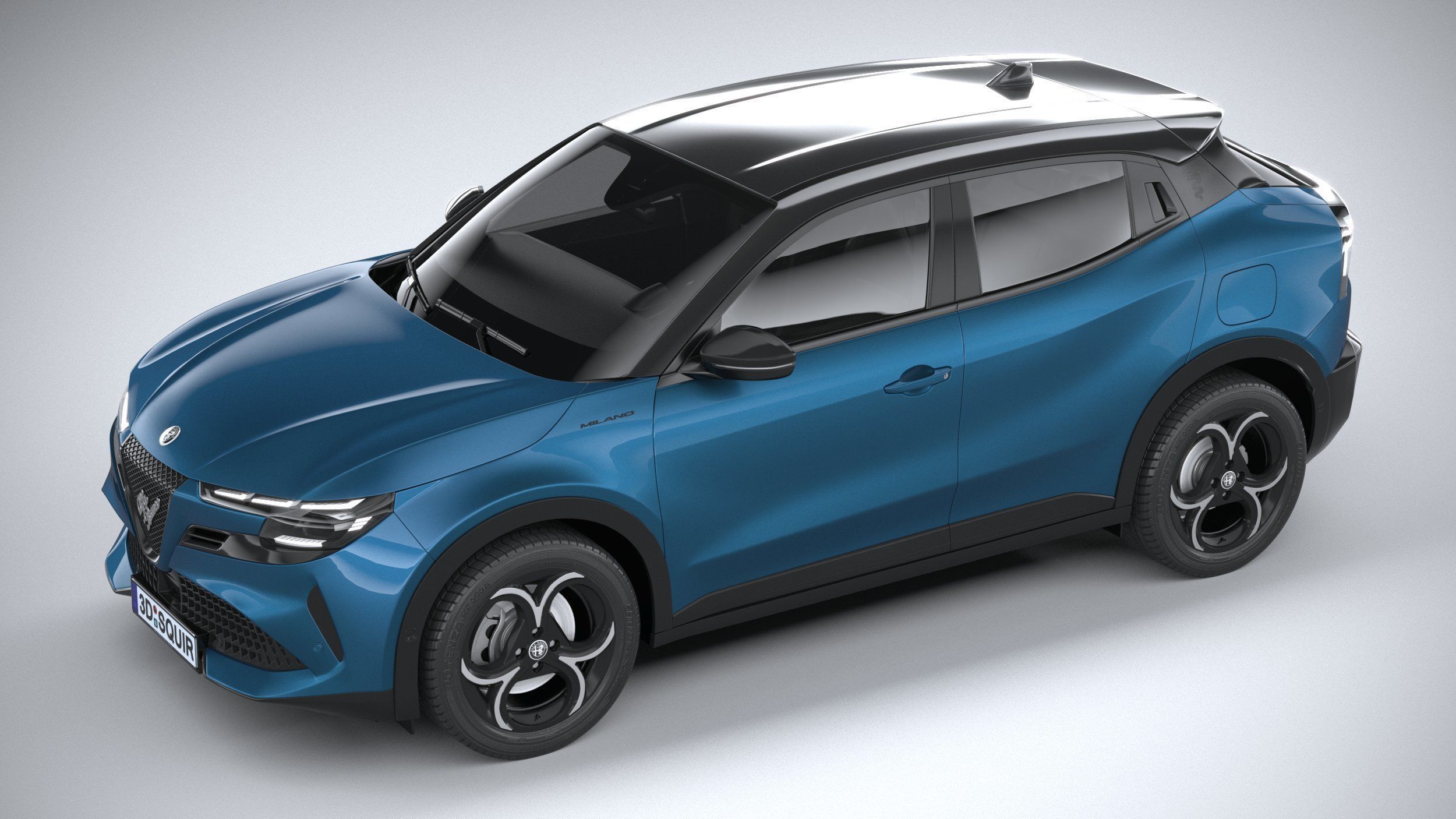 Alfa Romeo Junior - Milano Hybrid 2025 3D model_7