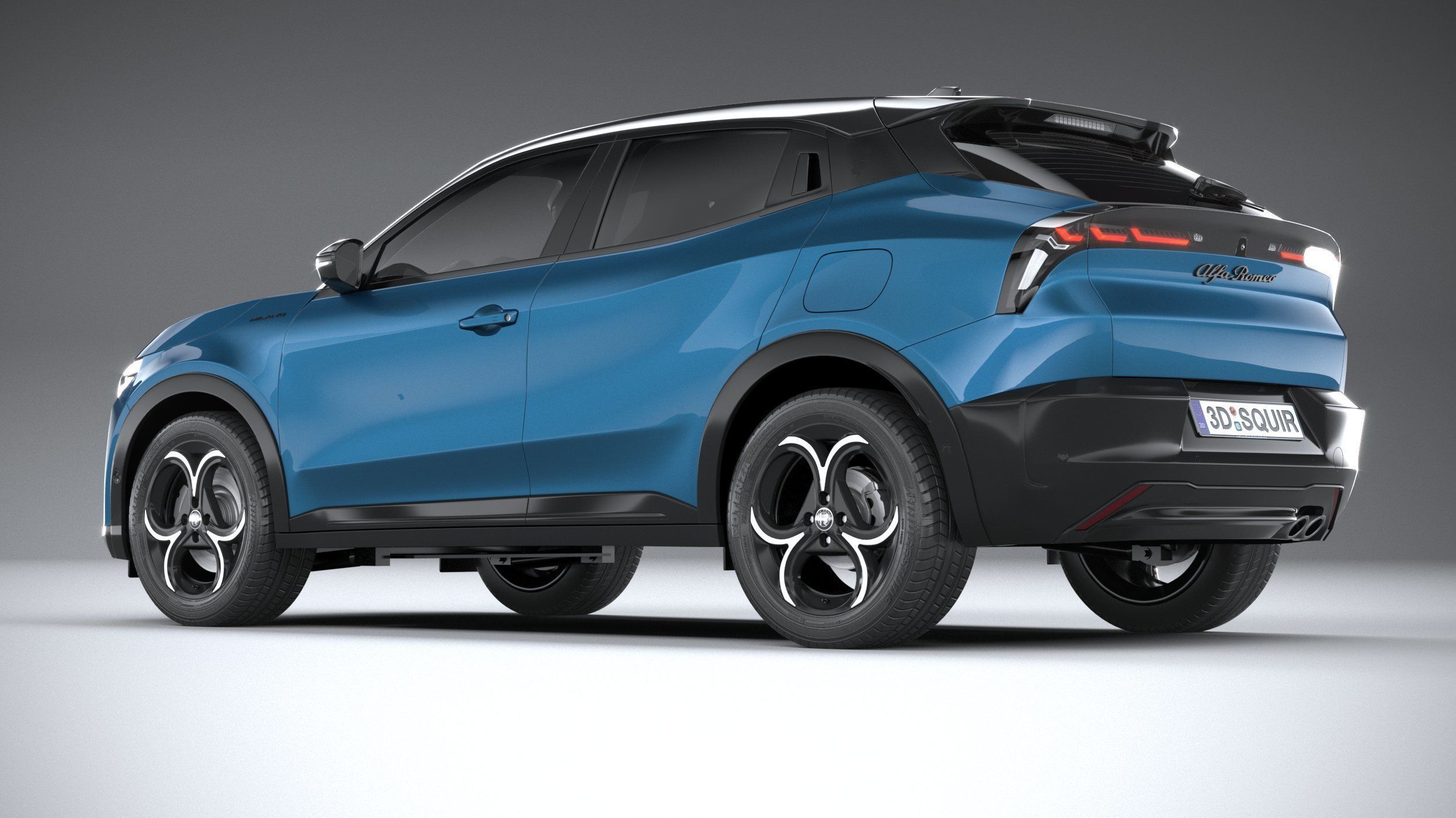 Alfa Romeo Junior - Milano Hybrid 2025 3D model_5