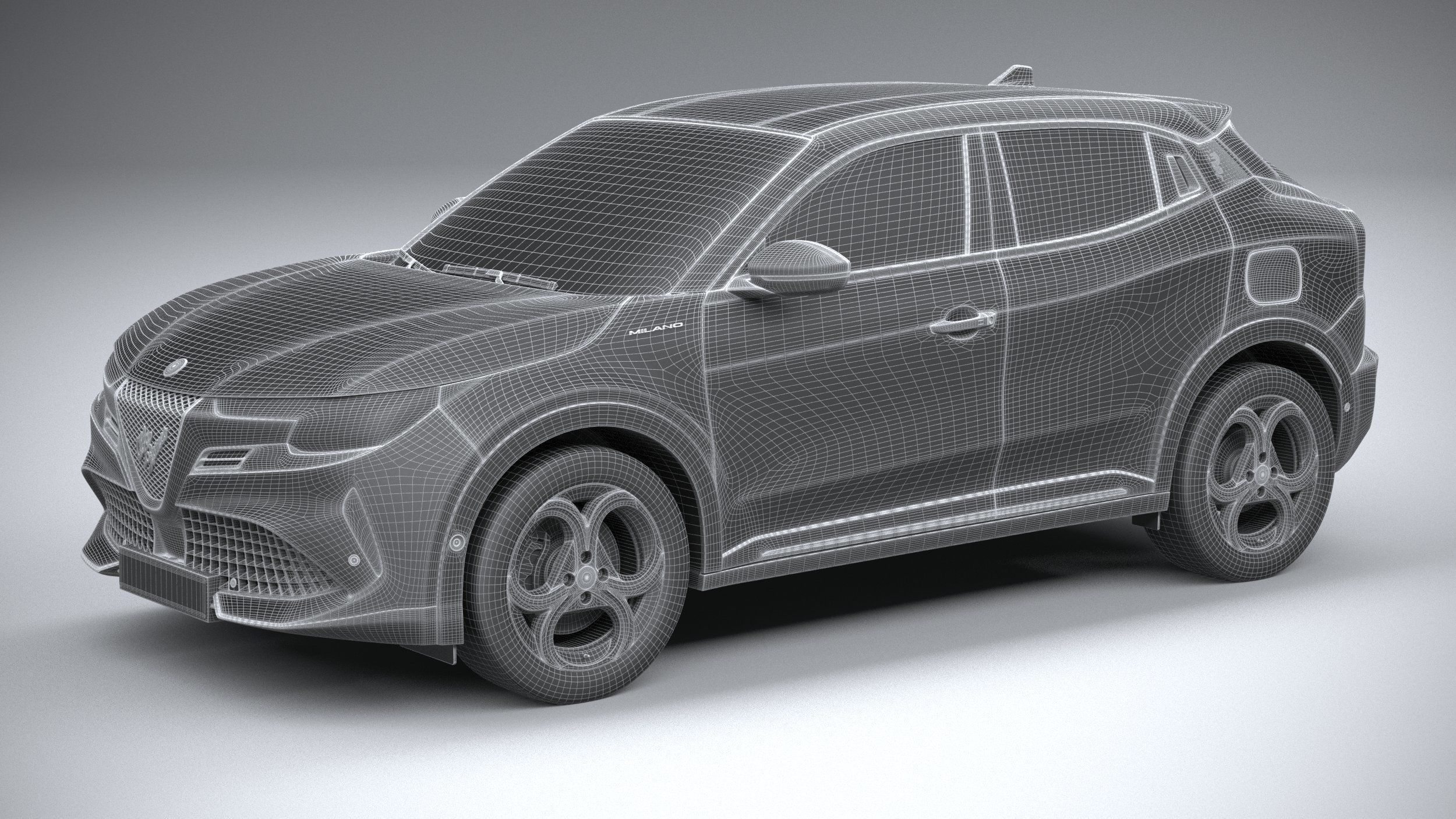 Alfa Romeo Junior - Milano Hybrid 2025 3D model_26