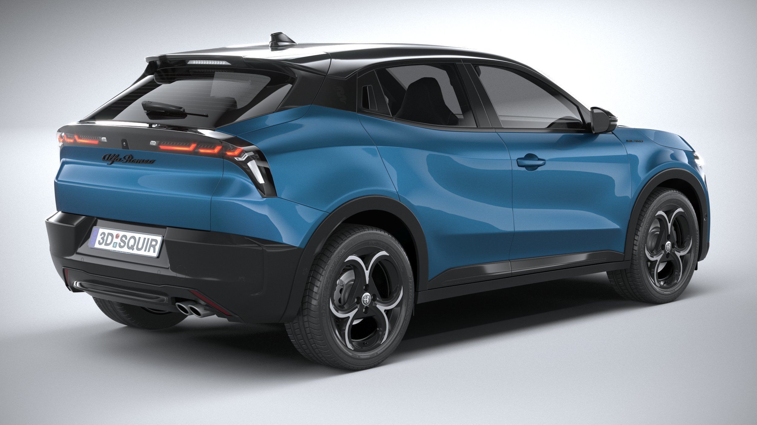 Alfa Romeo Junior - Milano Hybrid 2025 3D model_17