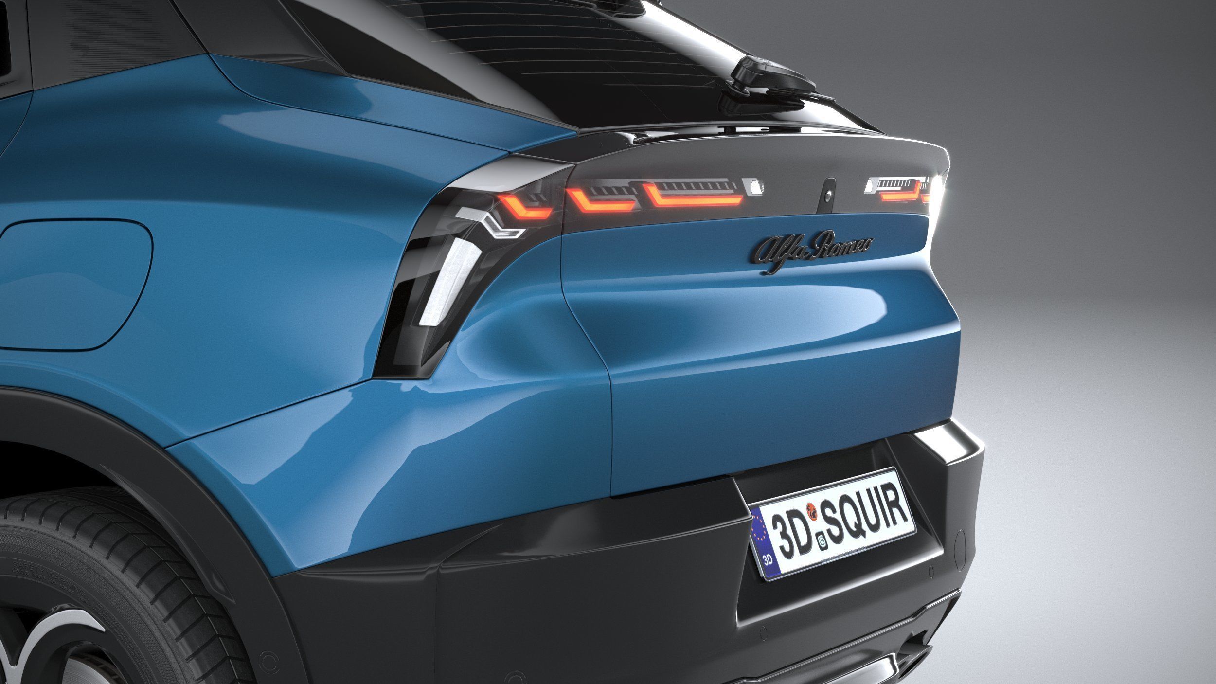 Alfa Romeo Junior - Milano Hybrid 2025 3D model_6