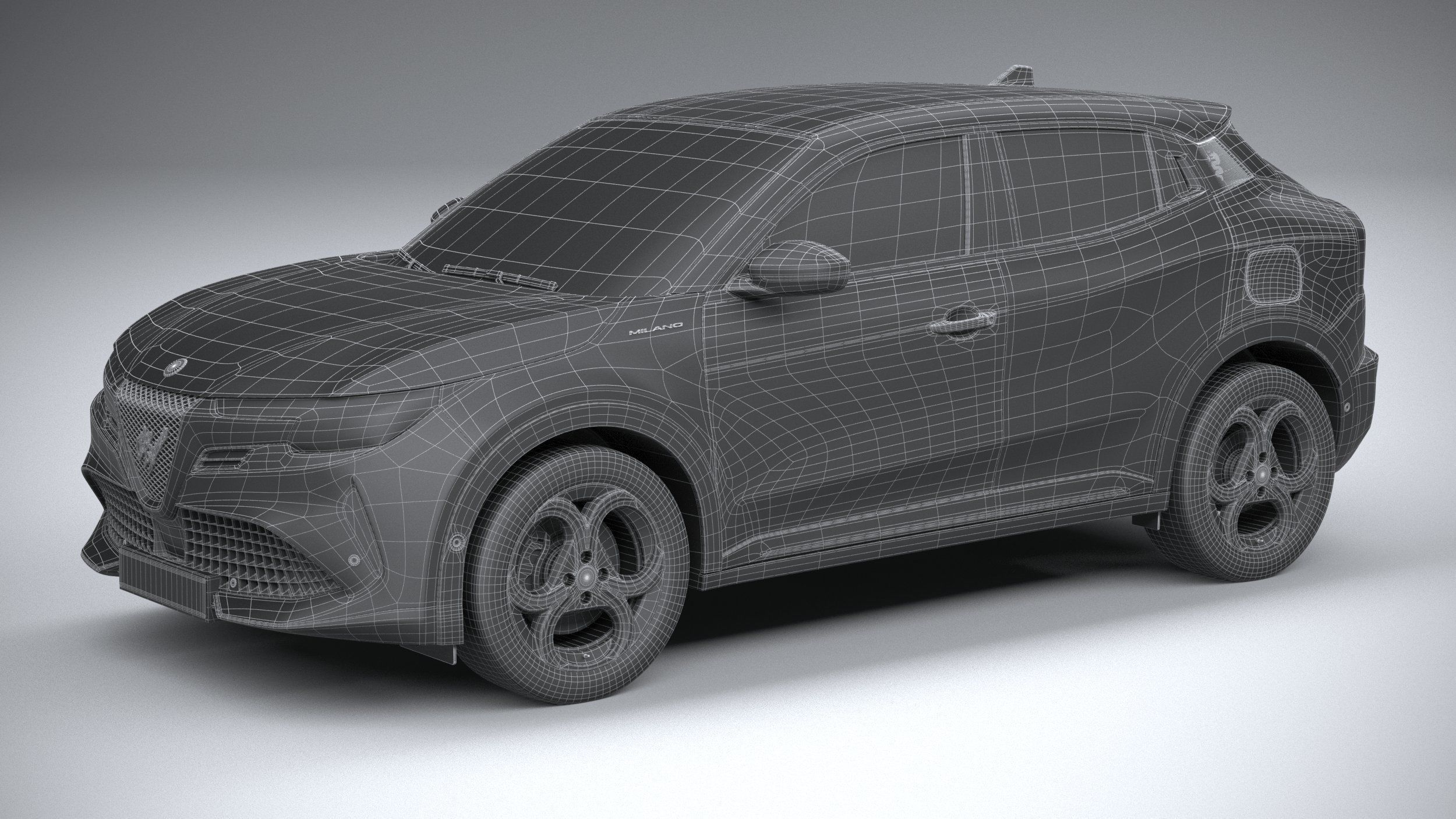 Alfa Romeo Junior - Milano Hybrid 2025 3D model_28
