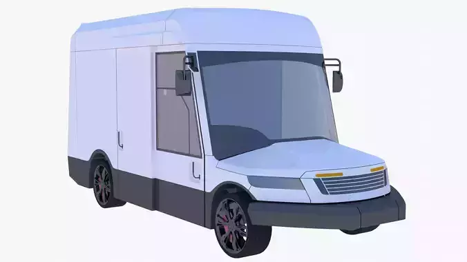 Oshkosh delivery van 3D model