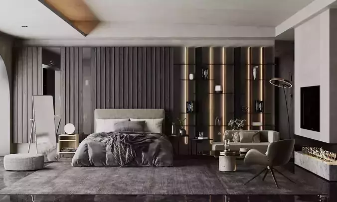 Bedroom-01-05 3D model