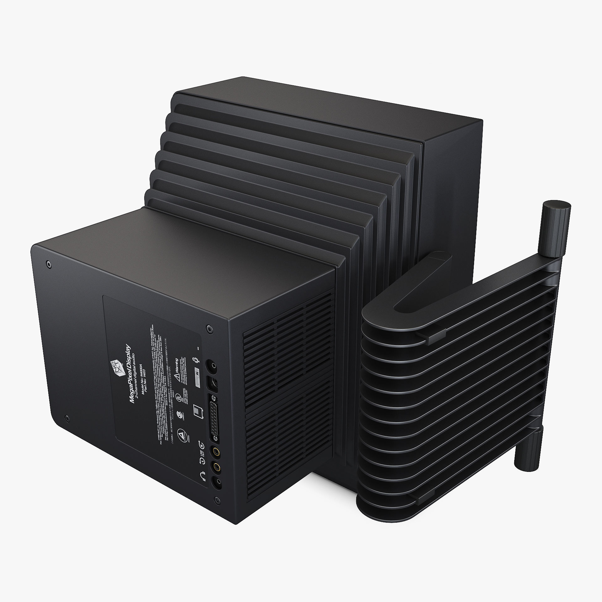 NeXT MegaPixel Display 90s M 1 3D model_7