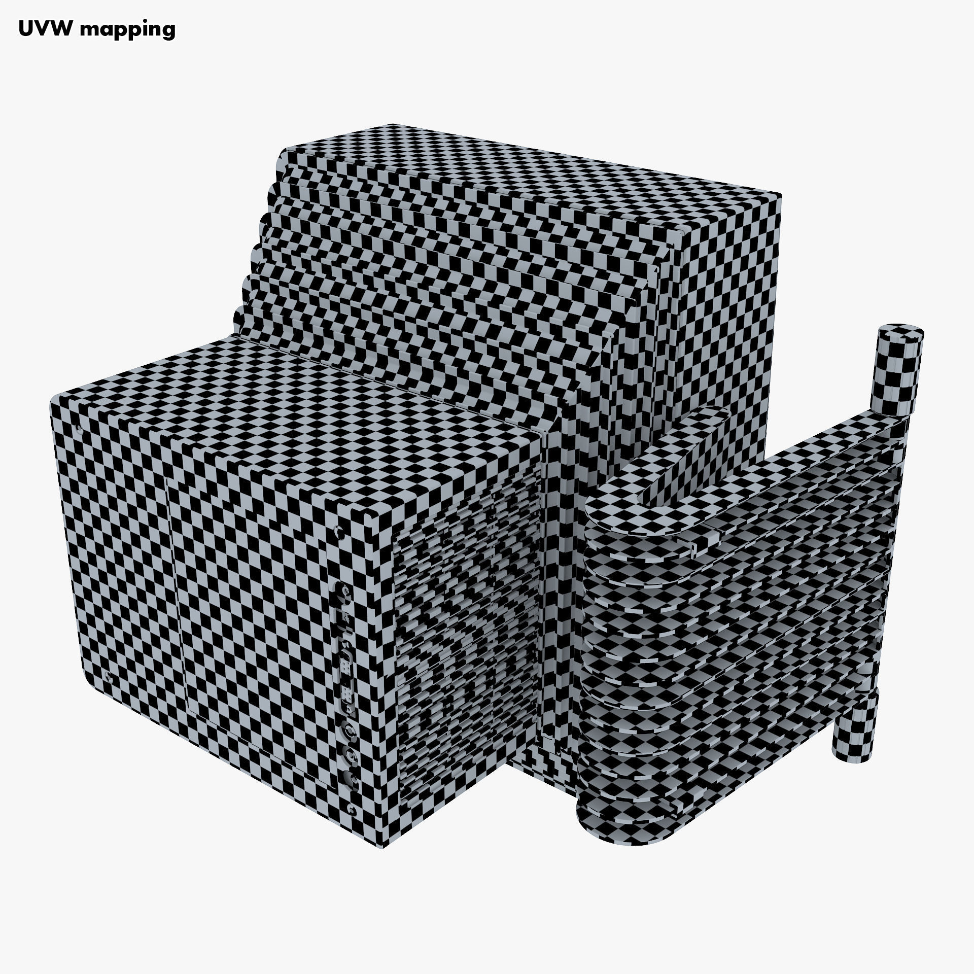 NeXT MegaPixel Display 90s M 1 3D model_25