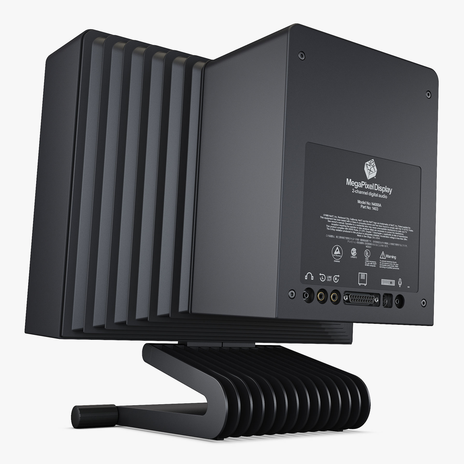 NeXT MegaPixel Display 90s M 1 3D model_3