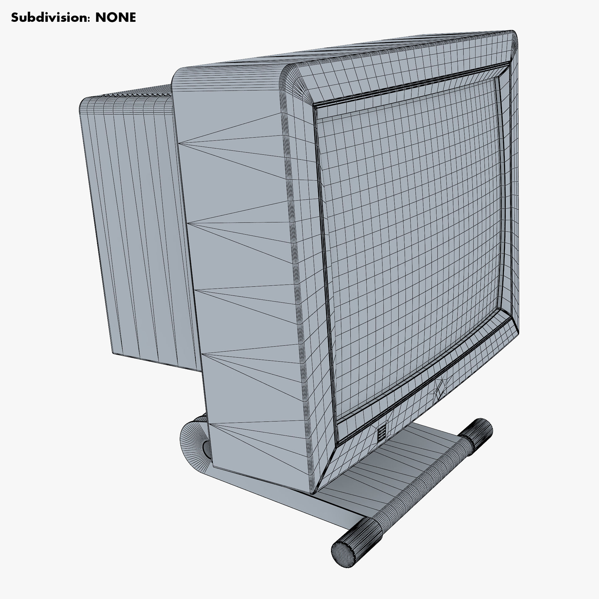 NeXT MegaPixel Display 90s M 1 3D model_14
