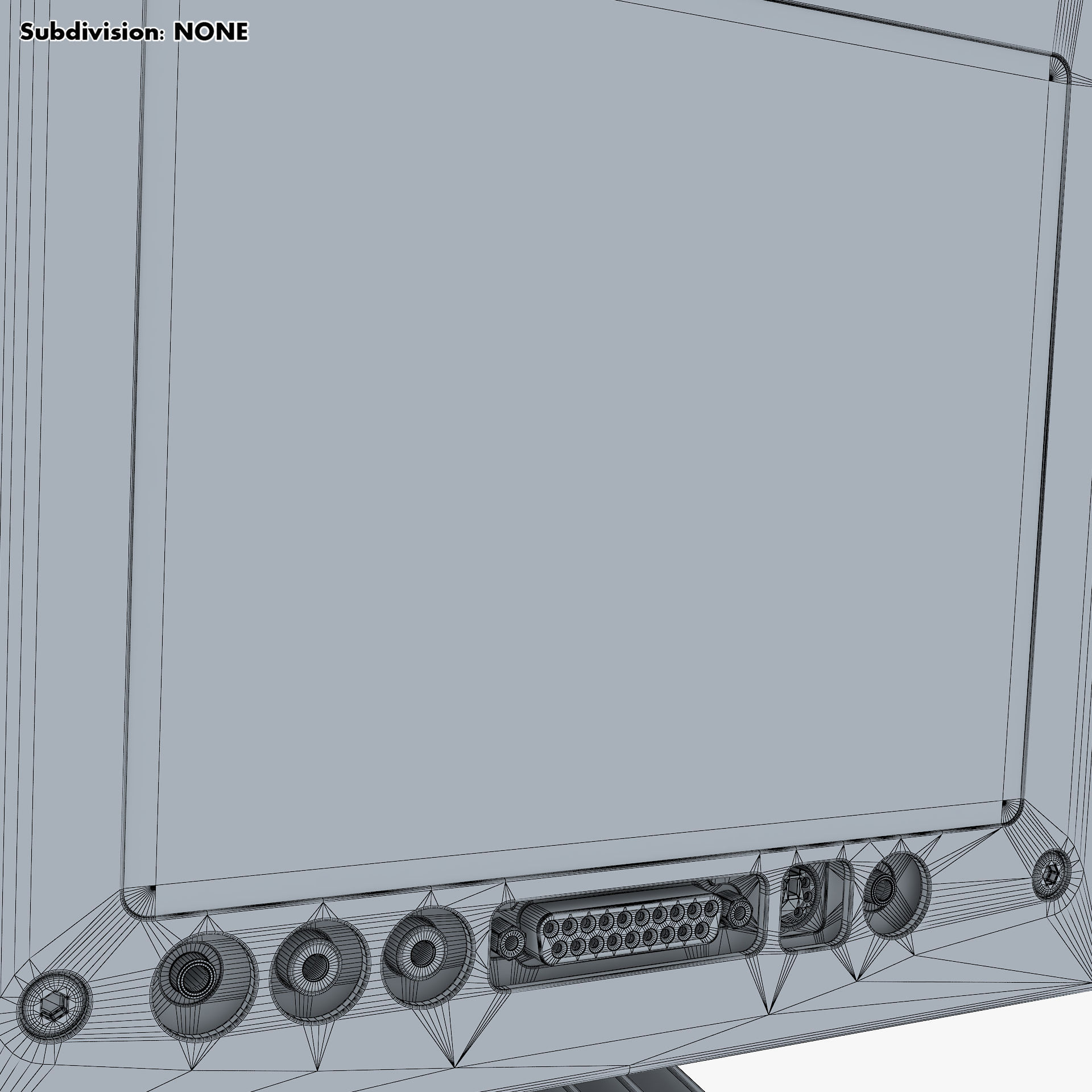 NeXT MegaPixel Display 90s M 1 3D model_20