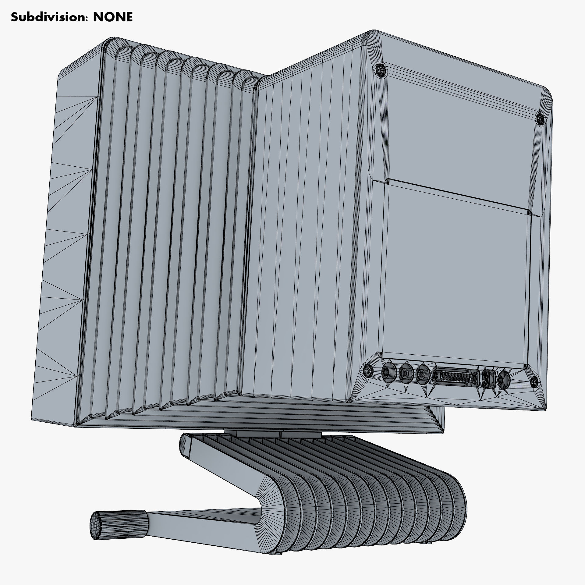 NeXT MegaPixel Display 90s M 1 3D model_15
