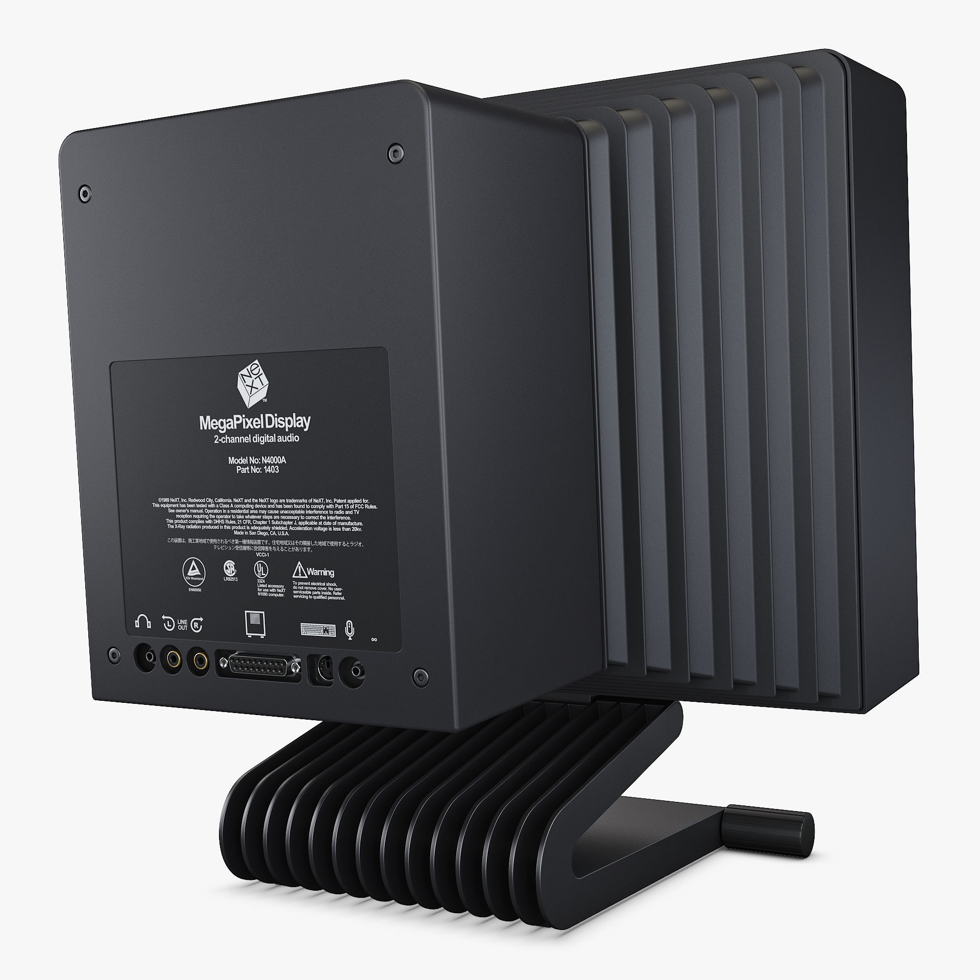 NeXT MegaPixel Display 90s M 1 3D model_1