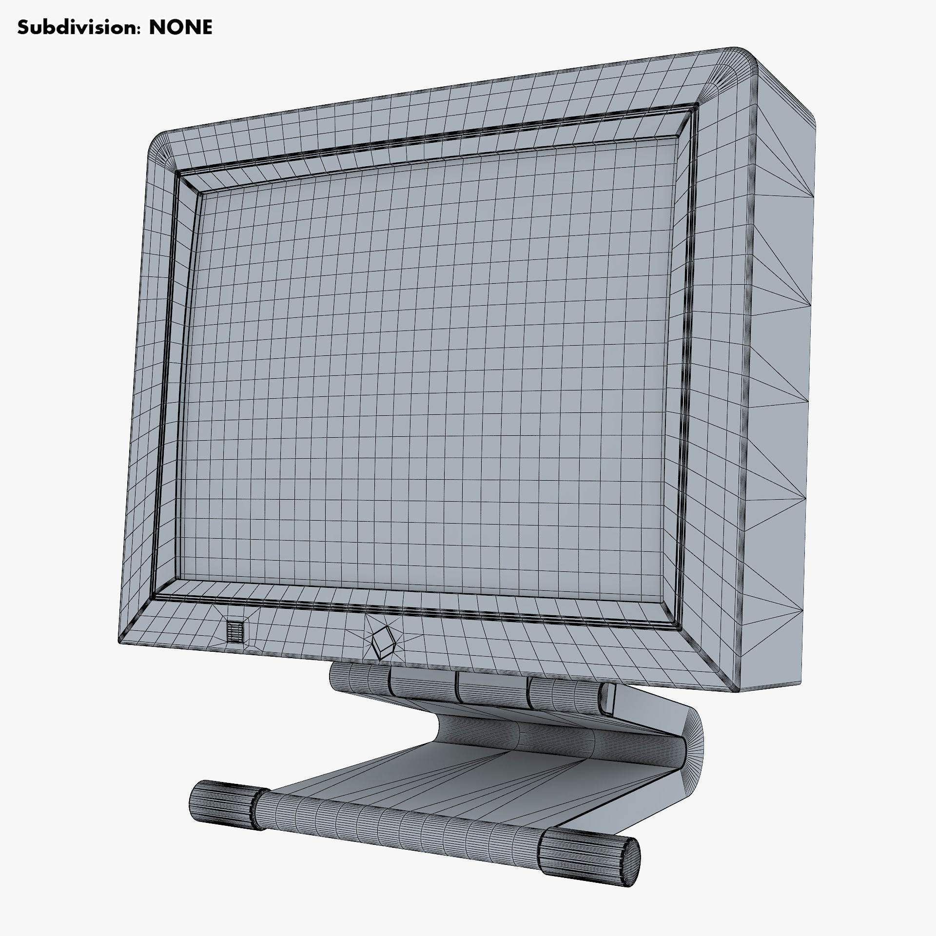 NeXT MegaPixel Display 90s M 1 3D model_12