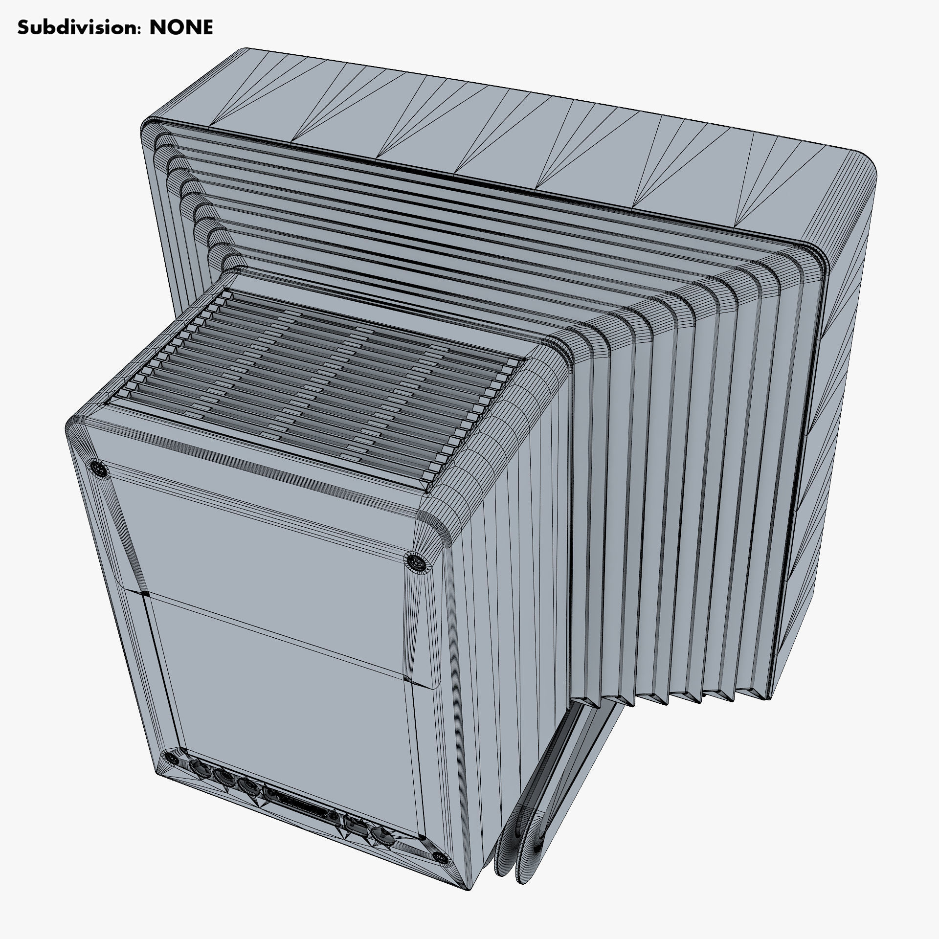 NeXT MegaPixel Display 90s M 1 3D model_16