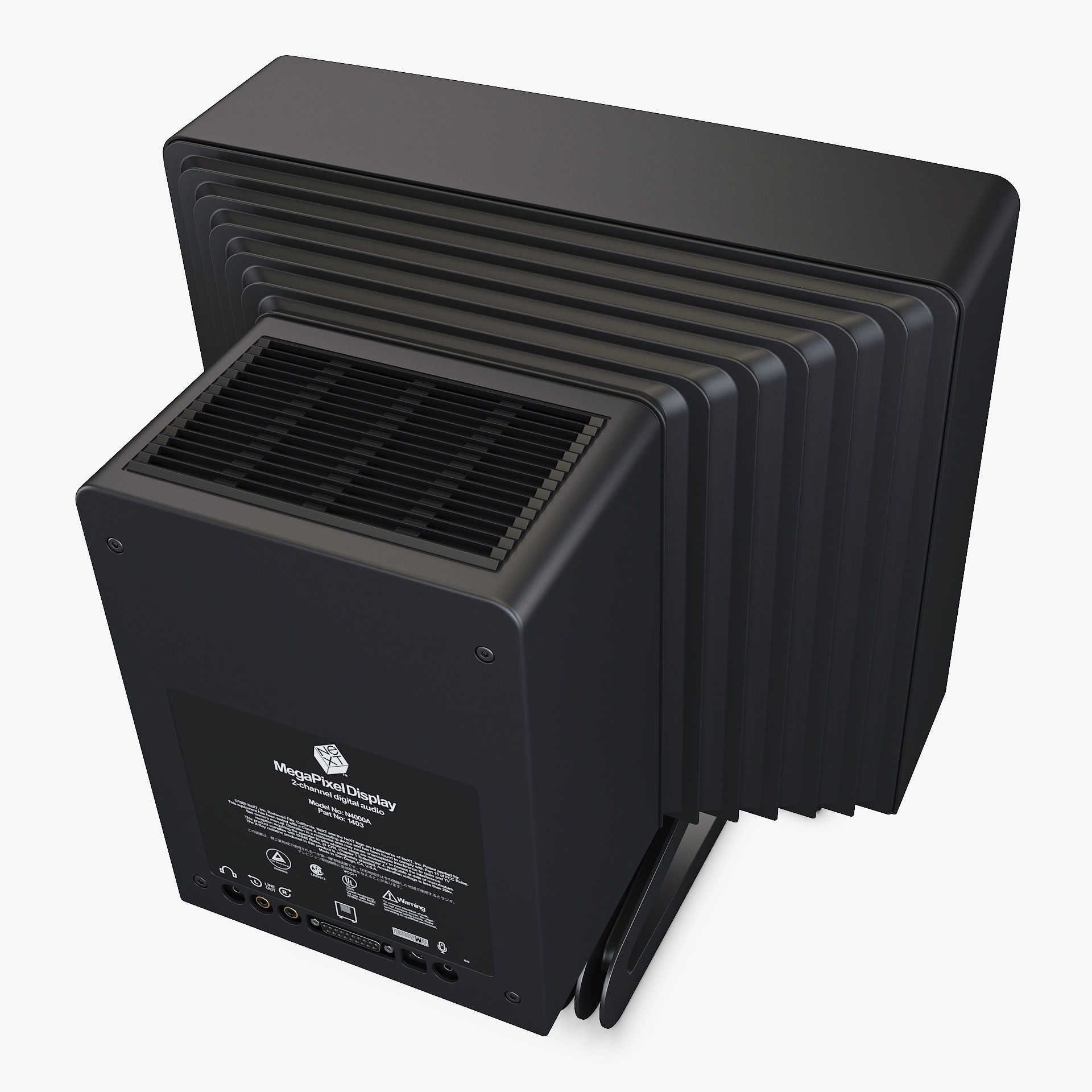 NeXT MegaPixel Display 90s M 1 3D model_4