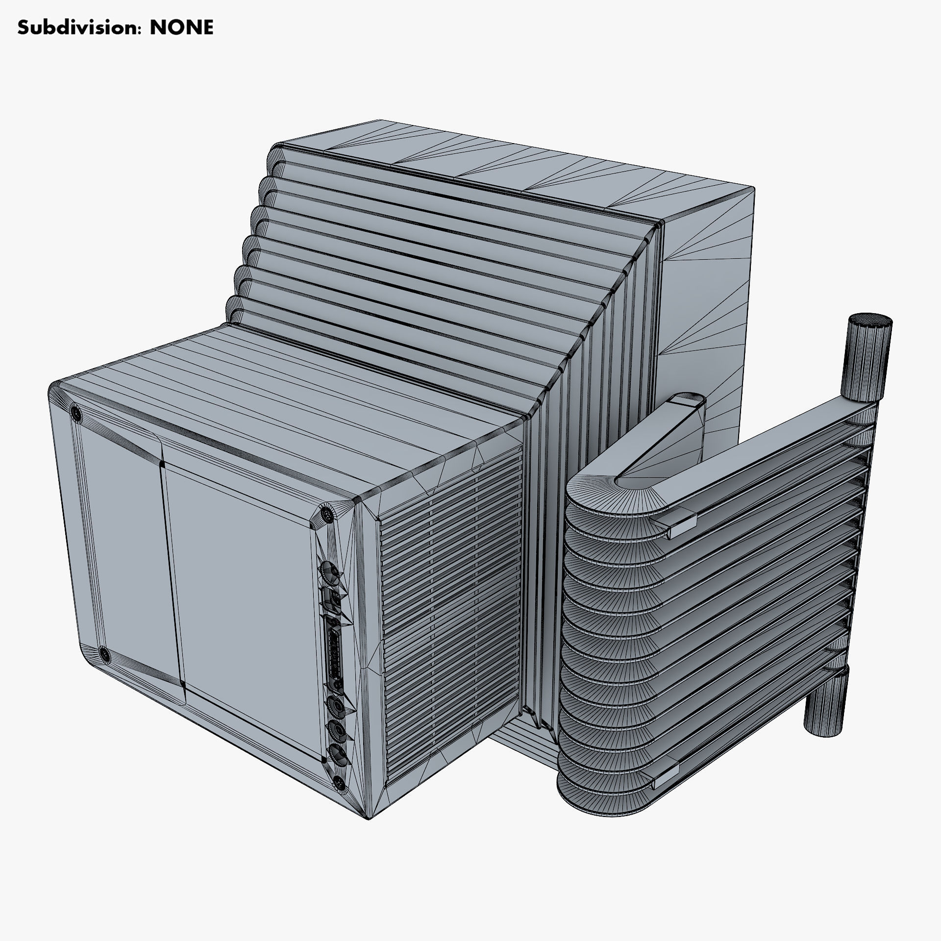 NeXT MegaPixel Display 90s M 1 3D model_19