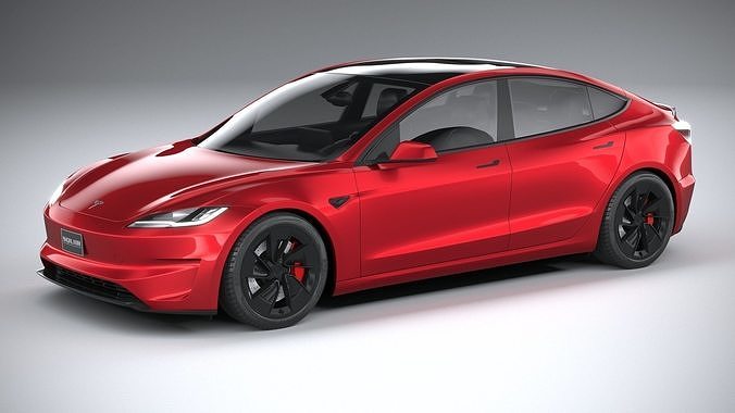 Tesla Model 3 Performance 2025 3D model