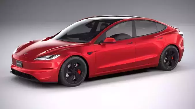 Tesla Model 3 Performance 2025 3D model