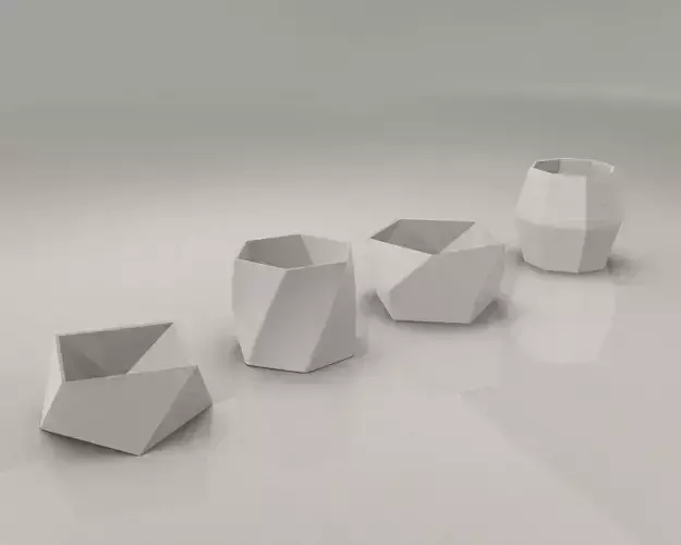 Pots for plants 3d print