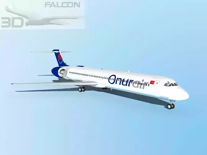 Falcon3D MD-80 Onur Air 3D model