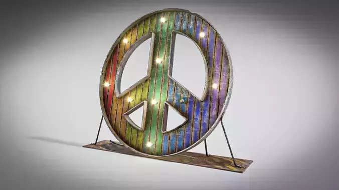 Peace Logo Emblem Symbol Love LGTB