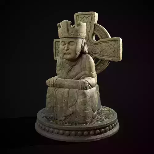 King Throne Statue