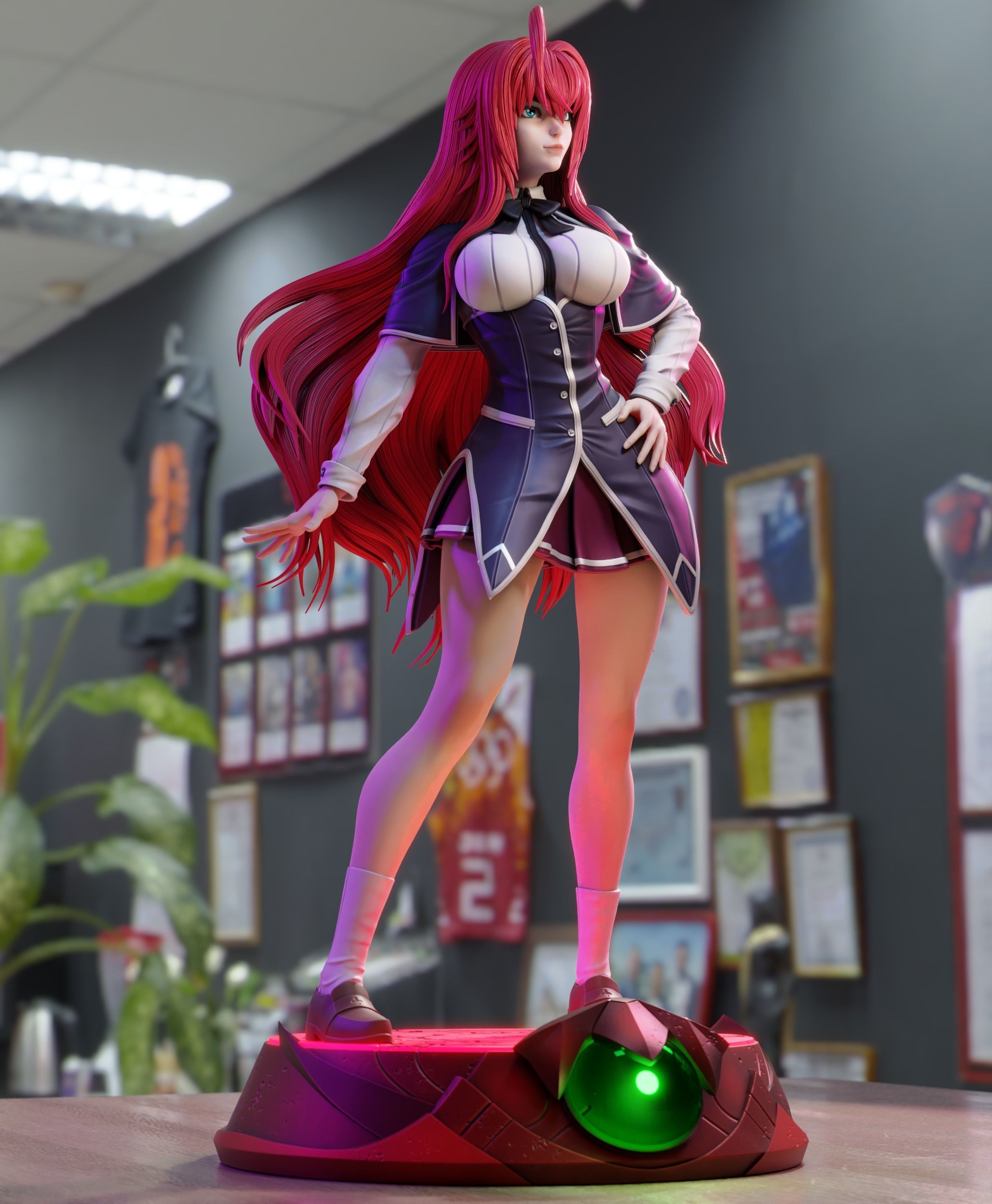 rias gremory - high school dxd  3D print model_2