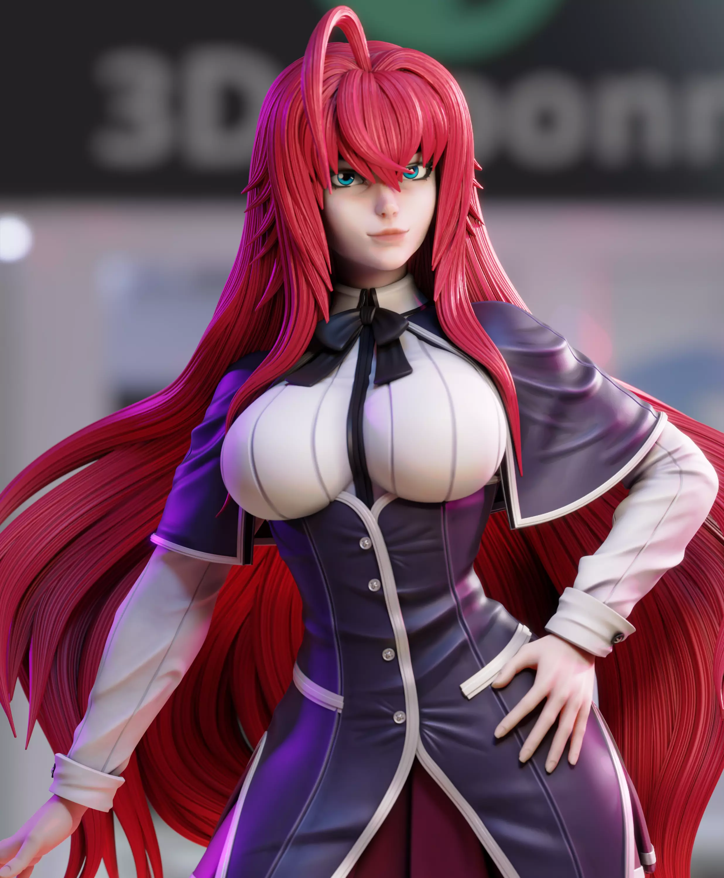 rias gremory - high school dxd  3D print model_0